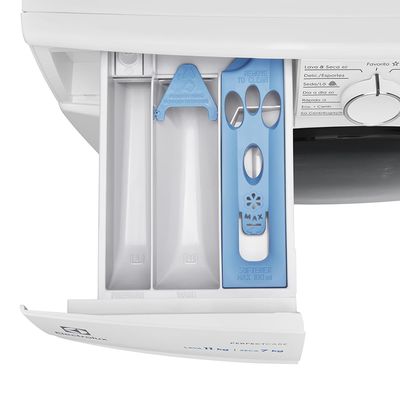 Lava e Seca Electrolux 11Kg Branca Perfect Care Inverter com Água Quente/Vapor (LSP11) 127V