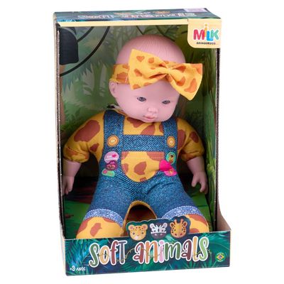 Boneca Milk Soft Animal - Item Sortido UNICA