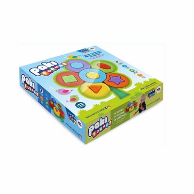 Brinquedo Árvore de Montar Pakitoys Formas Geométricas UNICA