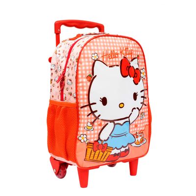 Mochilete Infantil com Rodinhas Xeryus Hello Kitty 16" UNICA