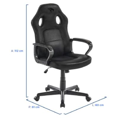 Cadeira Gamer Viper Pro Python First Preto - Vp004 Preto
