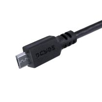 Cabo para Celular Smartphone Micro USB para USB a 2.0 2 Metros Preto - PMUAP-2