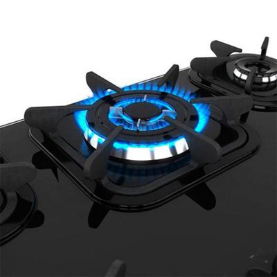 Cooktop Mueller 5 Bocas Com Queimador Tripla Chama Wk26 60.1270.004 Preto Bivolt Bivolt