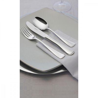 Faca de Mesa Tramontina Monaco em Aço Inox Forjado 6mm Acabamento Alto Brilho com Detalhes no Cabo