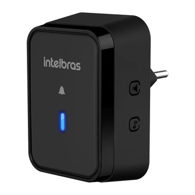 Campainha sem Fio Intelbras CIB101 com Bateria - 4522000 Preto Bivolt