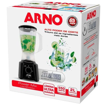 Liq ARNO Power MIX 550W 2VEL - LQ10 Preto 110 VOLTS