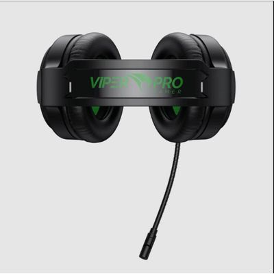 Headset Gamer Viper PRO RGB Mamba Vivensis - 403  PRETO/VERDE