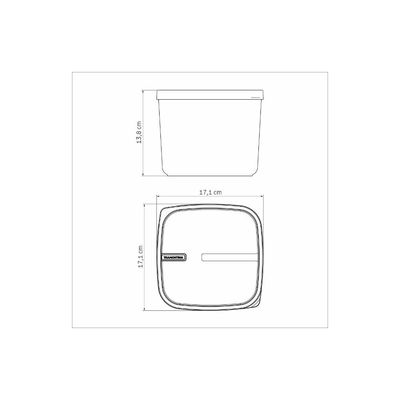 Pote mixcolor 2,7 L