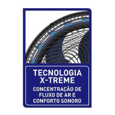 Vent 40CM ARNO Coluna X-TREME 7 VE7C - 2720017326  Preto  220 VOLTS