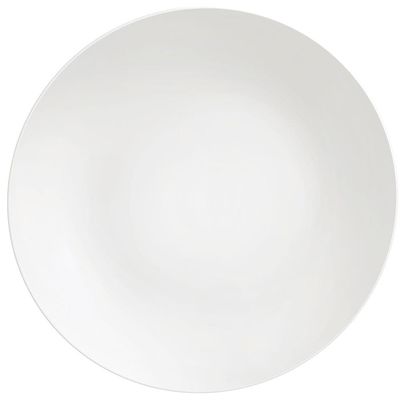 Conjunto com 12 Pratos Tramontina Sophia em Porcelana - Branco