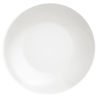 Conjunto com 12 Pratos Tramontina Sophia em Porcelana - Branco