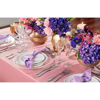 Conjunto com 6 Pratos de Sobremesa Tramontina Leonora em Porcelana 19 cm - Branco