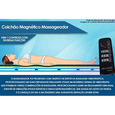 Cama Box Baú King: Colchão Magnético Castor Vibro Massagem Premium + Base CRC Courano Clean(193x203)
