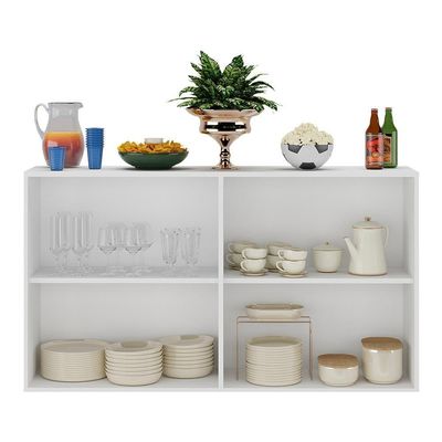 Aparador Buffet 4 Portas Alemanha Br3555 Branco