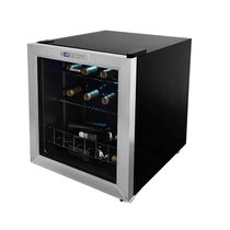 Adega Suggar Lyon 13 Garrafas Preta Inox 220V AD1522IX