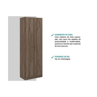 Armário Multiuso Infantil 626 c/ 2 Portas Branco - Carraro