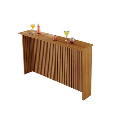Bancada Ilha Cozinha Painel Imperatriz 120cm Freijó - Nesher