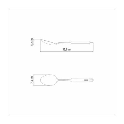 Colher para Arroz Tramontina Marffim em Aço Inox