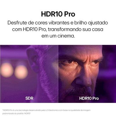Smart TV 43" LG Full HD 43LR6700 com Processador a5 Ger6 AI, Alexa integrada, LG Channels, webOS 23 compatível com Controle Smart Magic