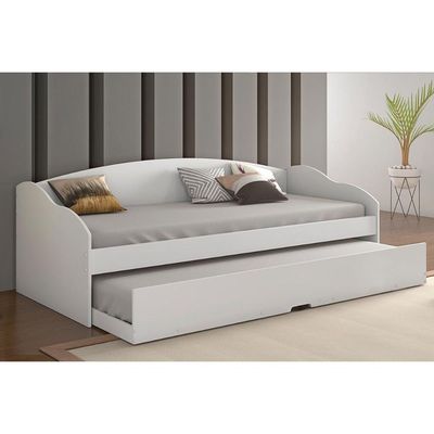 Bicama Solteiro Funny III c/Aux Branco-Conquista