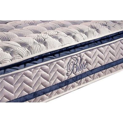 Colchão Queen Molas Ensacadas Visco Gel   MasterPocket Blue Pillow Top (158x198x32) - Paropas