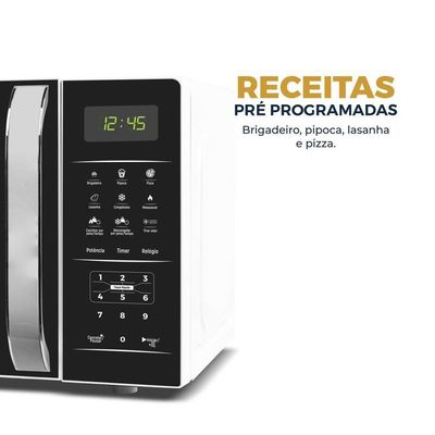 Micro-ondas 20L Britânia Pintura Limpa Fácil 1100W BMO23 220V