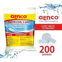 Pastilha Tabletes Cloro Estabilizado Genclor T-200 Genco