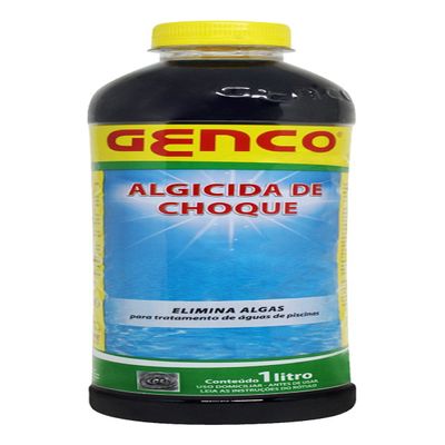Algicida Choque Elimina Algas Piscina Verde Genco 1 Litro