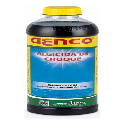 Algicida Choque Elimina Algas Piscina Verde Genco 1 Litro