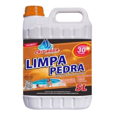 Limpa Pedra Concentrado Cris Água 5 Litros Rende Até 30 Lts
