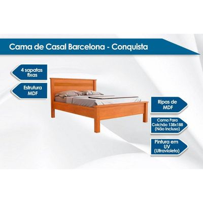 Cama de Casal Bercelona Cinamomo - Conquista