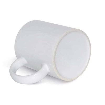 Kit 6 Canecas Cerâmica Branca 325ml Conjunto Porcelana Classe Aaa Dtf Uso Diário Luxo Premium
