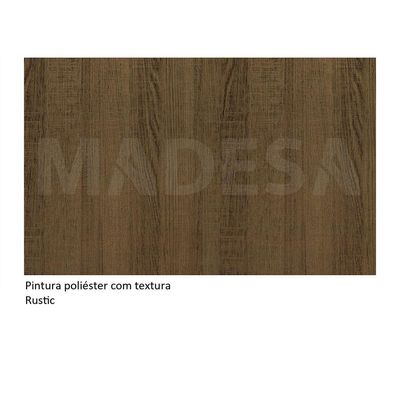 Mesa de Cabeceira Rustic com 2 Gavetas Madesa
