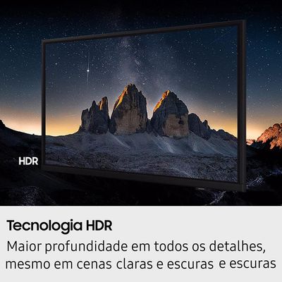 Smart TV 32" HD Samsung H5000F Sistema Operacional Tizen HDR PurColor
