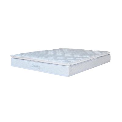 Cama Box King Size Umaflex Italia Jacquard 72x193x204 - Branco
