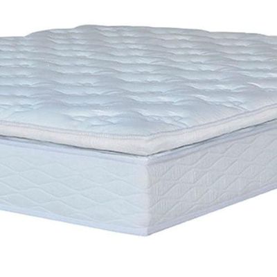 Colchão King Size Umaflex Itália com Molas Ensacadas e Pillow Top 26x193x203cm - Branco
