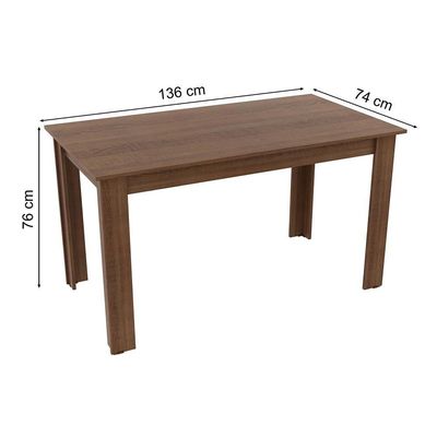 Conjunto Sala de Jantar Rosie 4 Cadeiras Madesa
