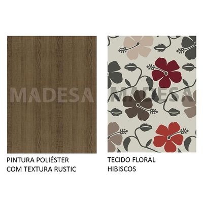 Conjunto Sala de Jantar Rosie 4 Cadeiras Madesa