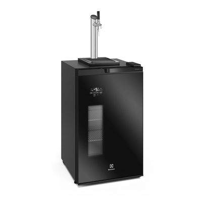 Cervejeira Home Bar Electrolux Frost Free 100L com Torre de Chopp e Porta de Vidro Preta (EB10C) 220V
