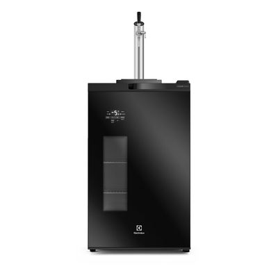 Cervejeira Home Bar Electrolux Frost Free 100L com Torre de Chopp e Porta de Vidro Preta (EB10C) 220V