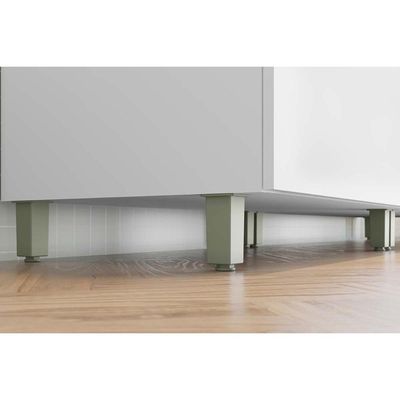 Paneleiro de Cozinha Marquesa 2 Portas e 2 Gavetas 70cm Branca - Nesher
