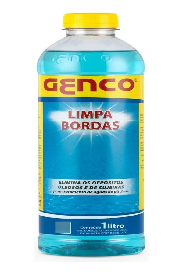 Limpa Bordas Para Piscinas Desengordurante Genco 1 Litro
