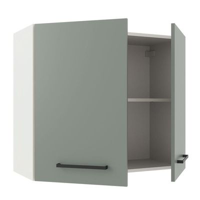 Armário Aéreo com 2 Portas Cinza Agata Madesa