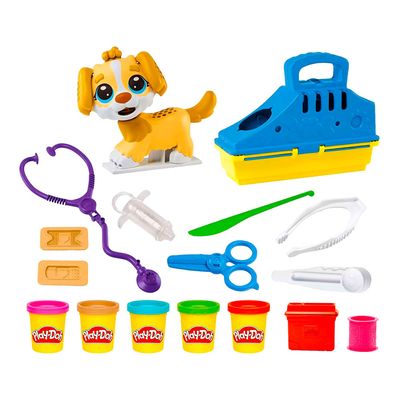 Conjunto Massa de Modelar Playdoh Veterinário Pet Shop UNICA