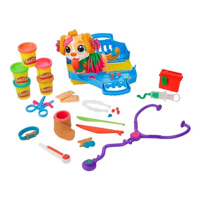 Conjunto Massa de Modelar Playdoh Veterinário Pet Shop UNICA