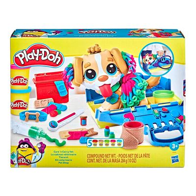 Conjunto Massa de Modelar Playdoh Veterinário Pet Shop UNICA
