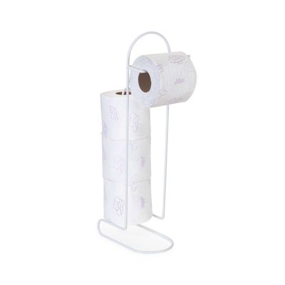 Suporte para Papel Higiênico Arthi de Chão 4 Rolos Branco UNICA