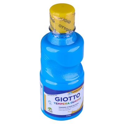 Tinta Guache Tempera Giotto Azul Celeste 250ml UNICA