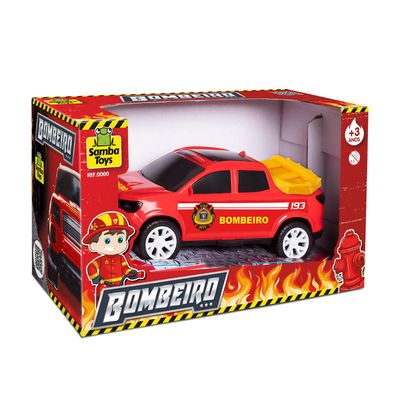 Carro Pick Up Bombeiro Samba Toys UNICA