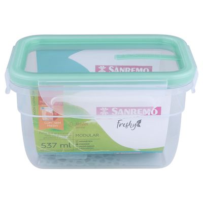 Pote Sanremo com Trava Verde 537ml UNICA